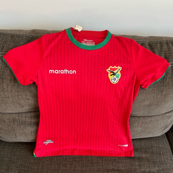 Marathon Authentic Bolivia 2015 Futbol Soccer Jersey Women’s Size: XS - Picture 1 of 5